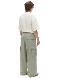 Discount Cropp Spodnie parachute zielony