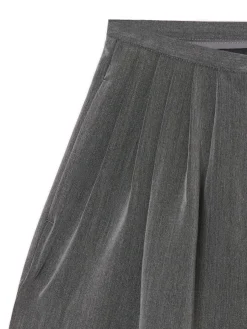 Online Cropp Spodnie wide leg szary