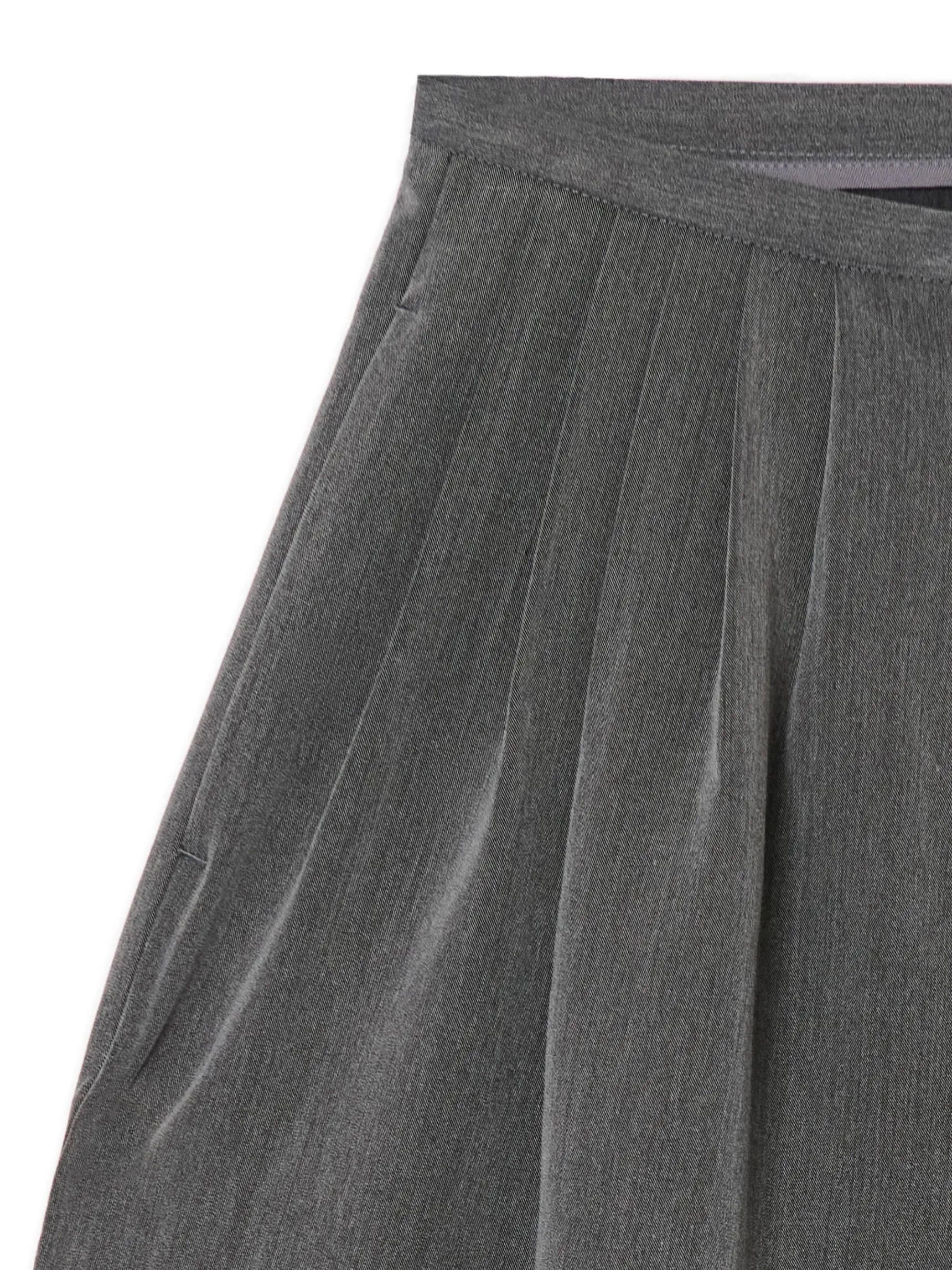 Online Cropp Spodnie wide leg szary