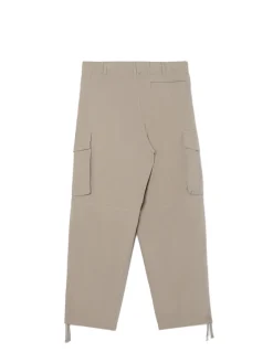 Sale Cropp Spodnie ze ściagaczami przy nogawkach beżowy