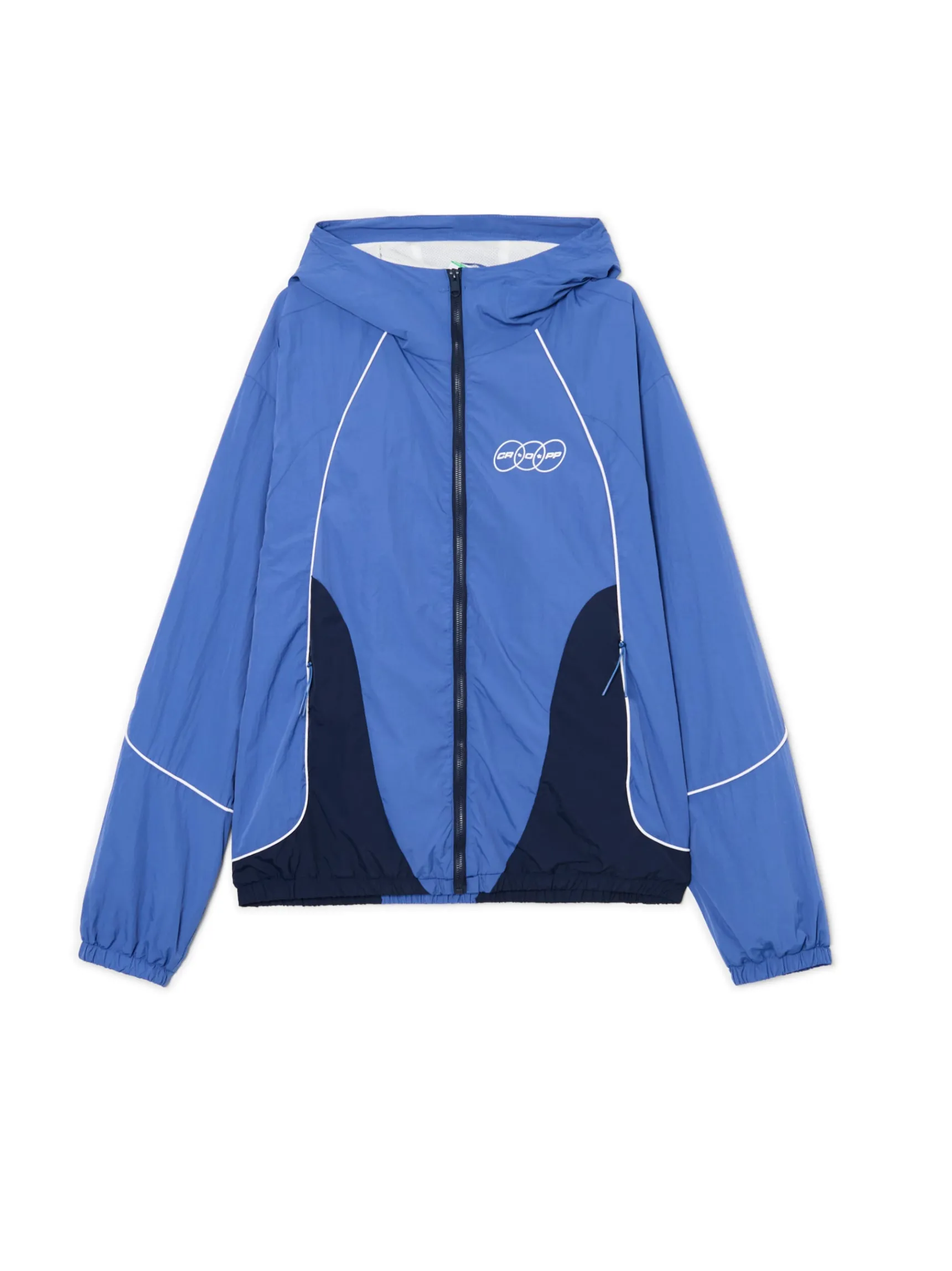 Fashion Cropp Sportowa kurtka z kapturem granatowy