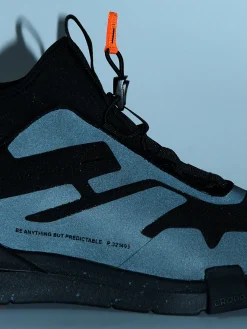 Fashion Cropp Sportowe sneakersy z wysoką cholewką czarny