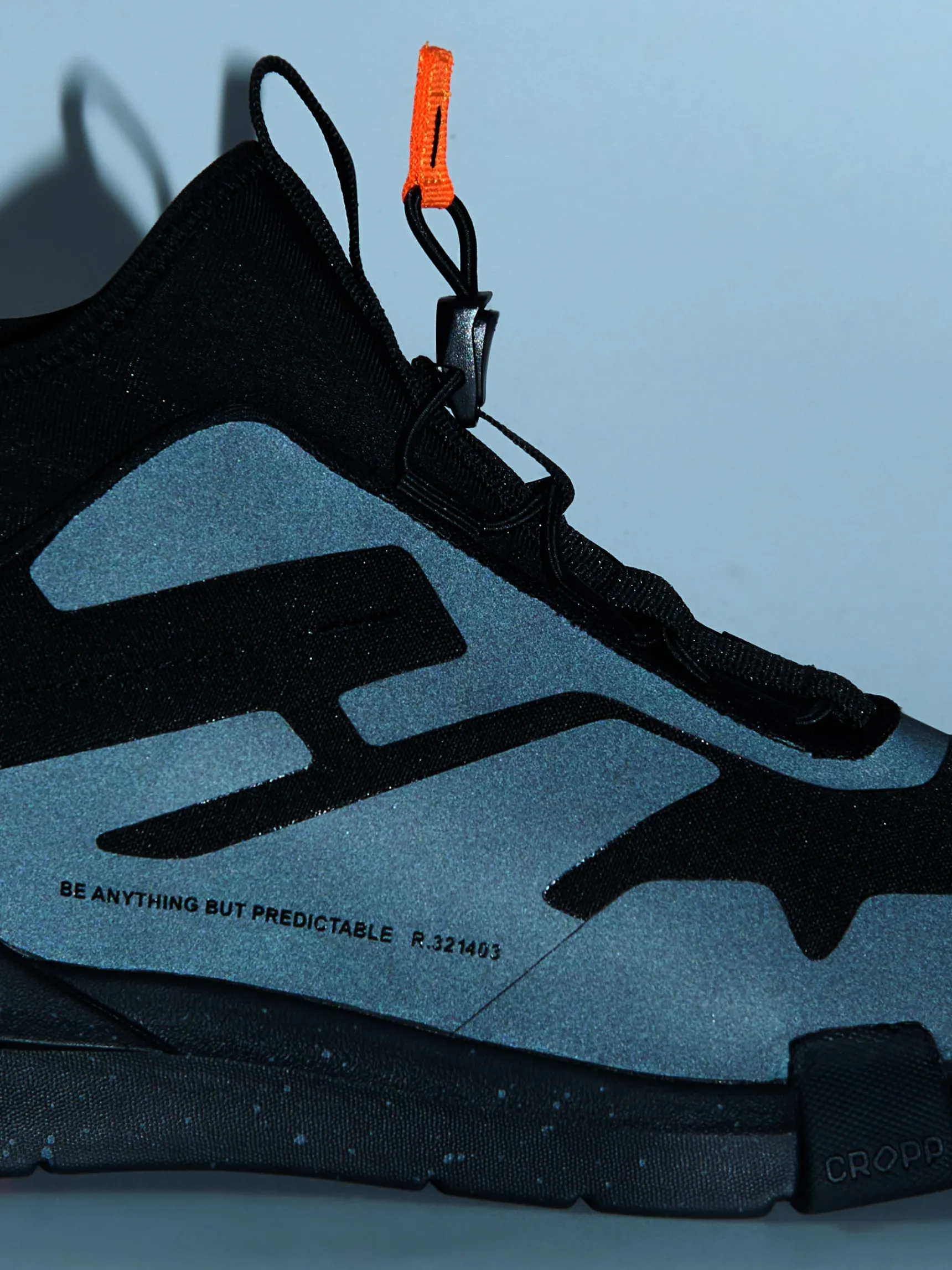 Fashion Cropp Sportowe sneakersy z wysoką cholewką czarny