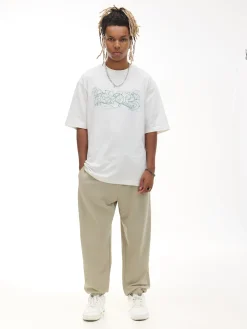 Fashion Cropp Sportowe spodnie joggery basic beżowy
