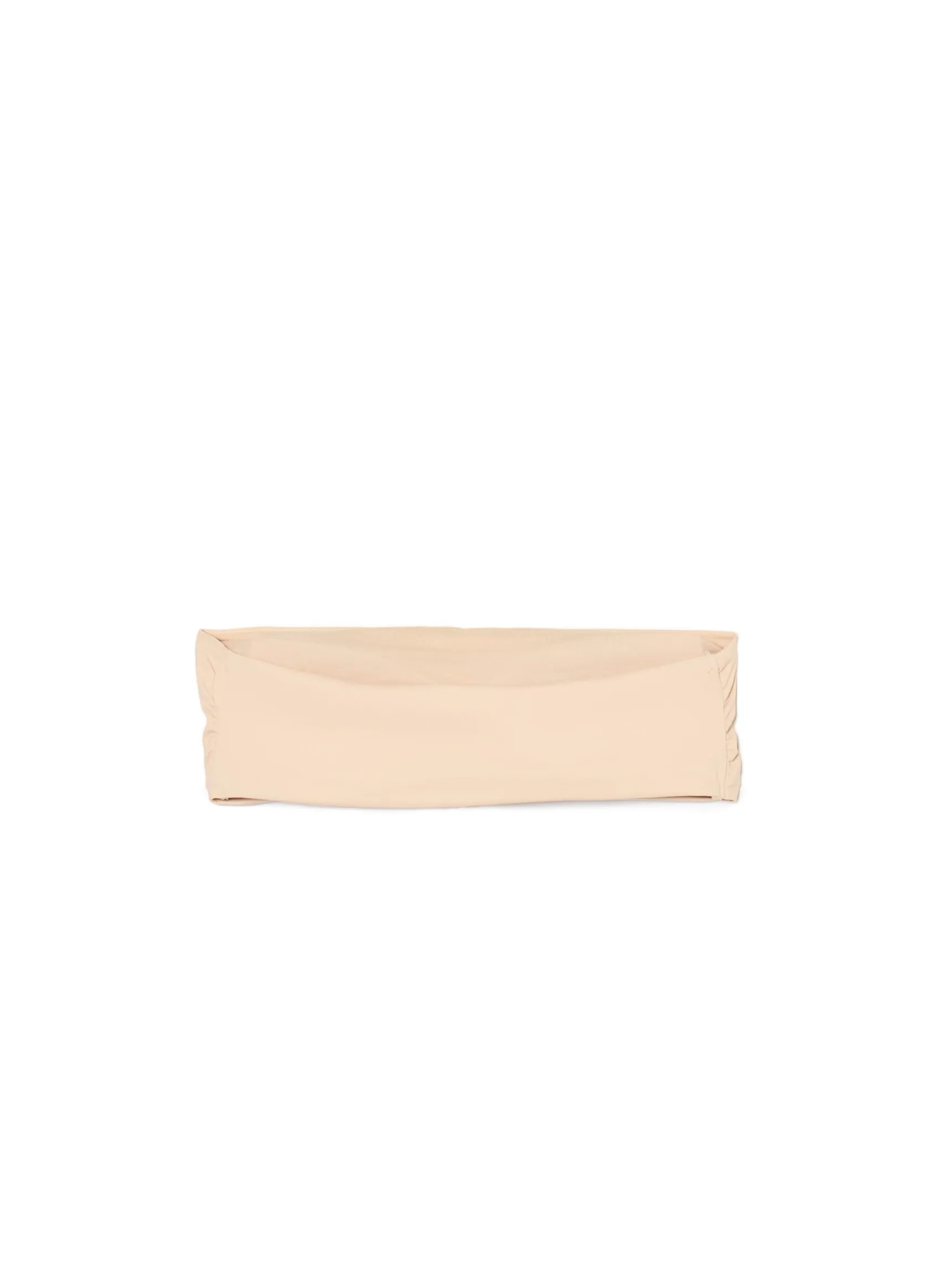 Hot Cropp Stanik bandeau kremowy