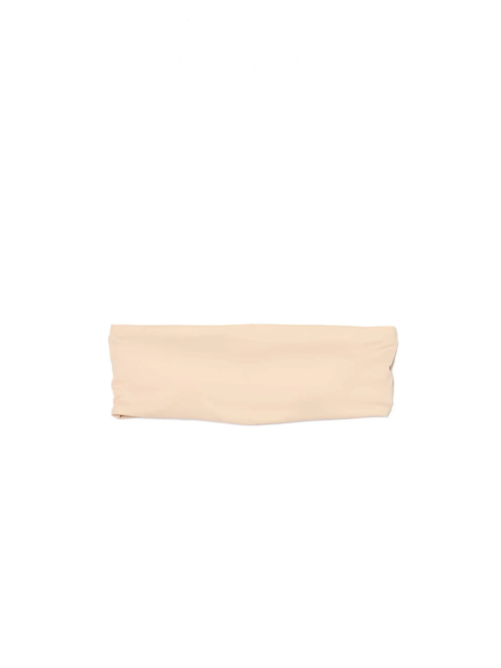 Hot Cropp Stanik bandeau kremowy