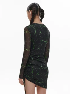 Sale Cropp Sukienka mini z wycięciami czarny