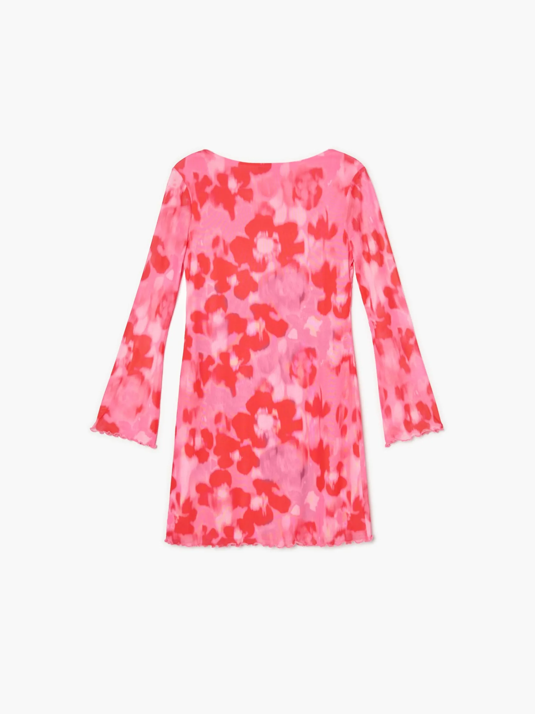 Fashion Cropp Sukienka z kwiatowym motywem czerwony
