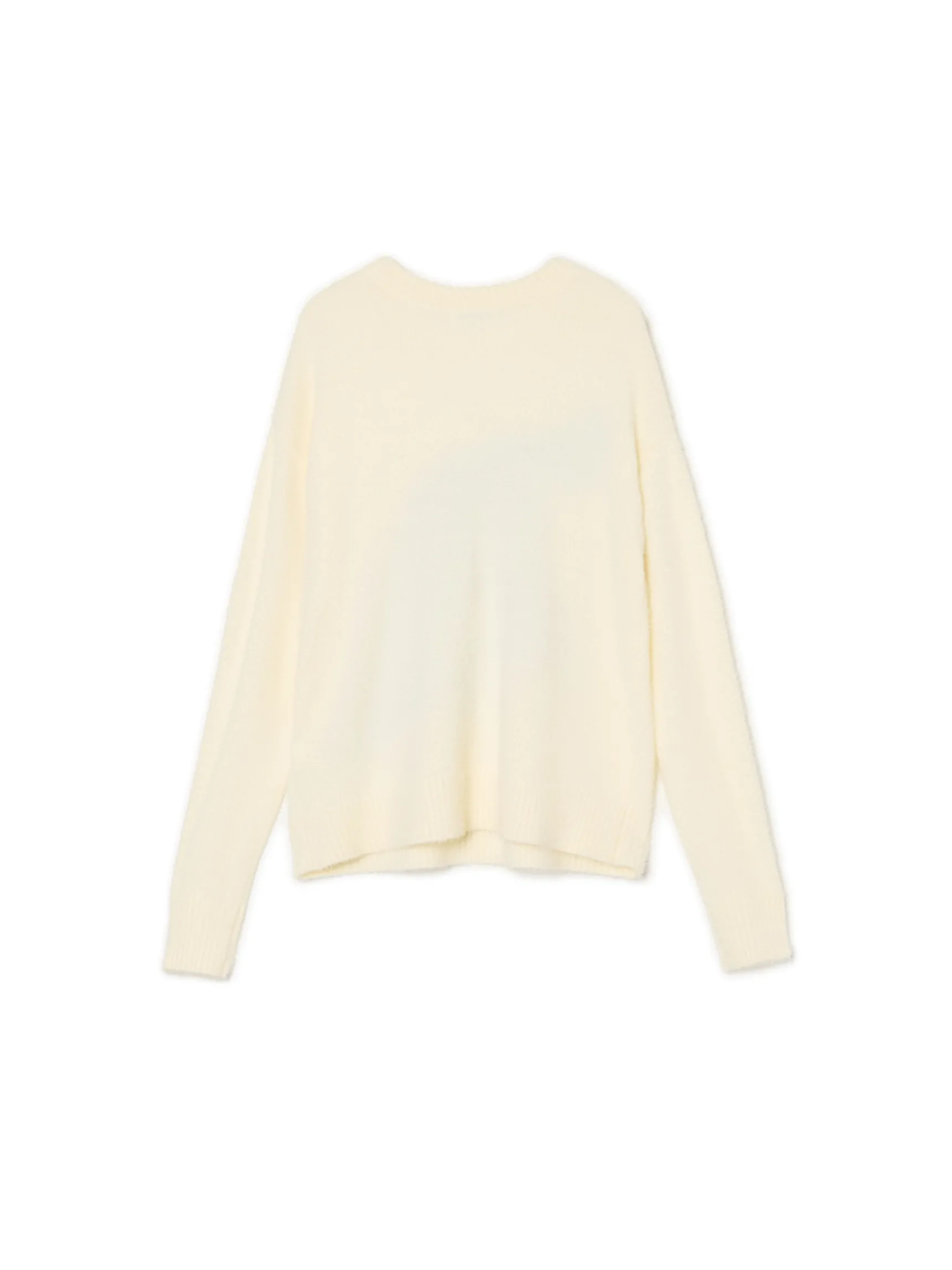 Sale Cropp Sweter z nadrukiem Cinnamoroll biały
