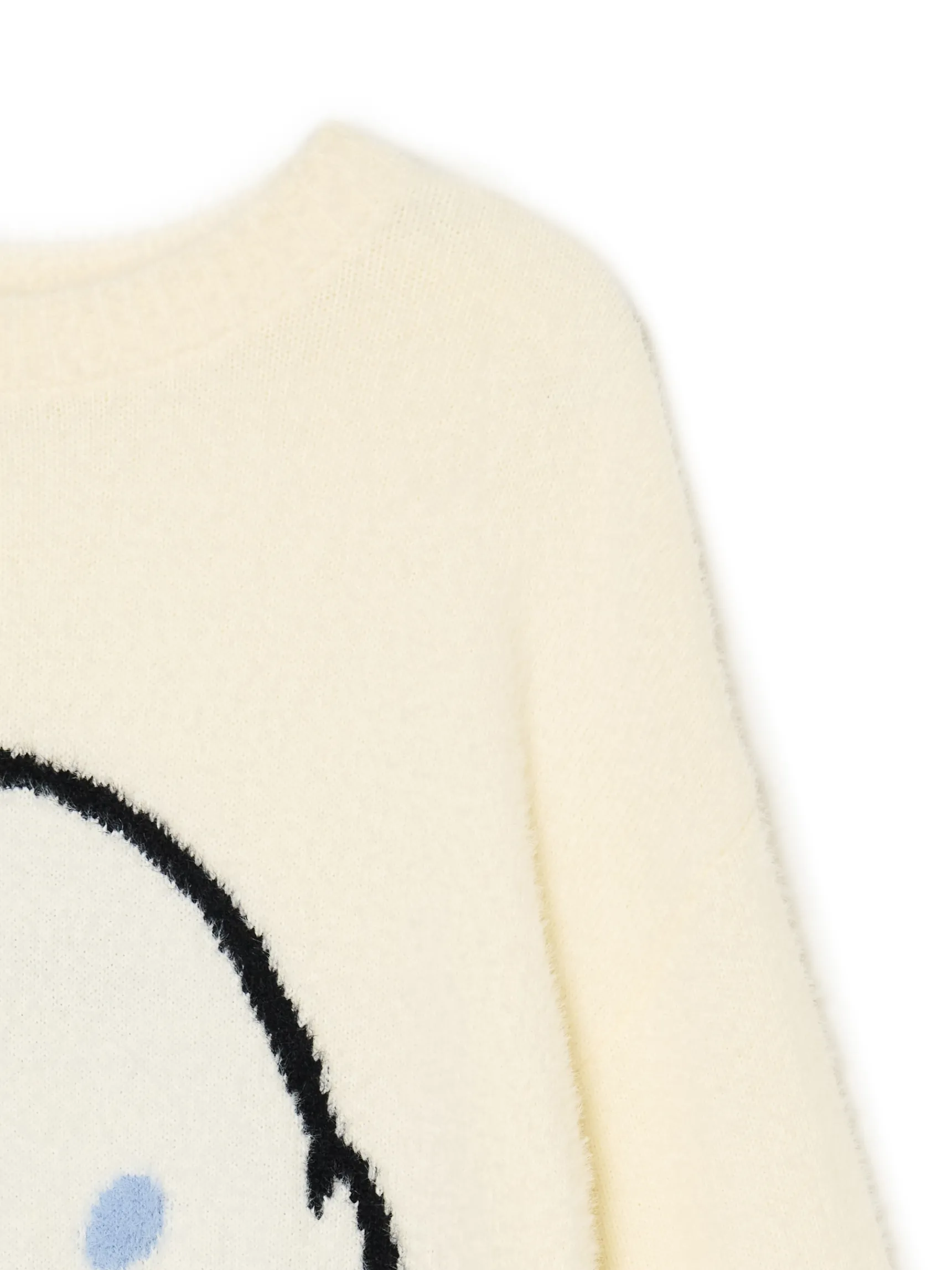 Sale Cropp Sweter z nadrukiem Cinnamoroll biały
