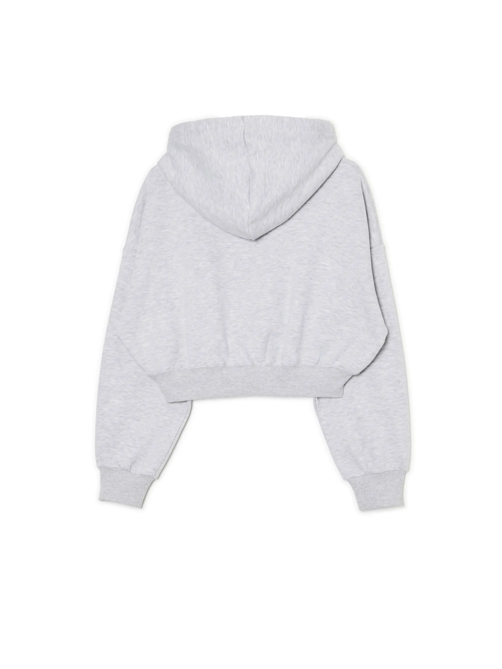 Discount Cropp Szara bluza crop jasnyszary