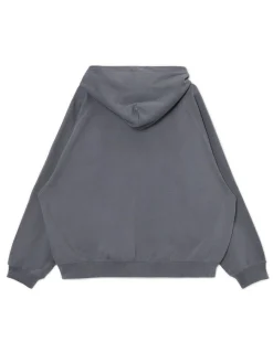 Outlet Cropp Szara bluza oversize z kapturem szary