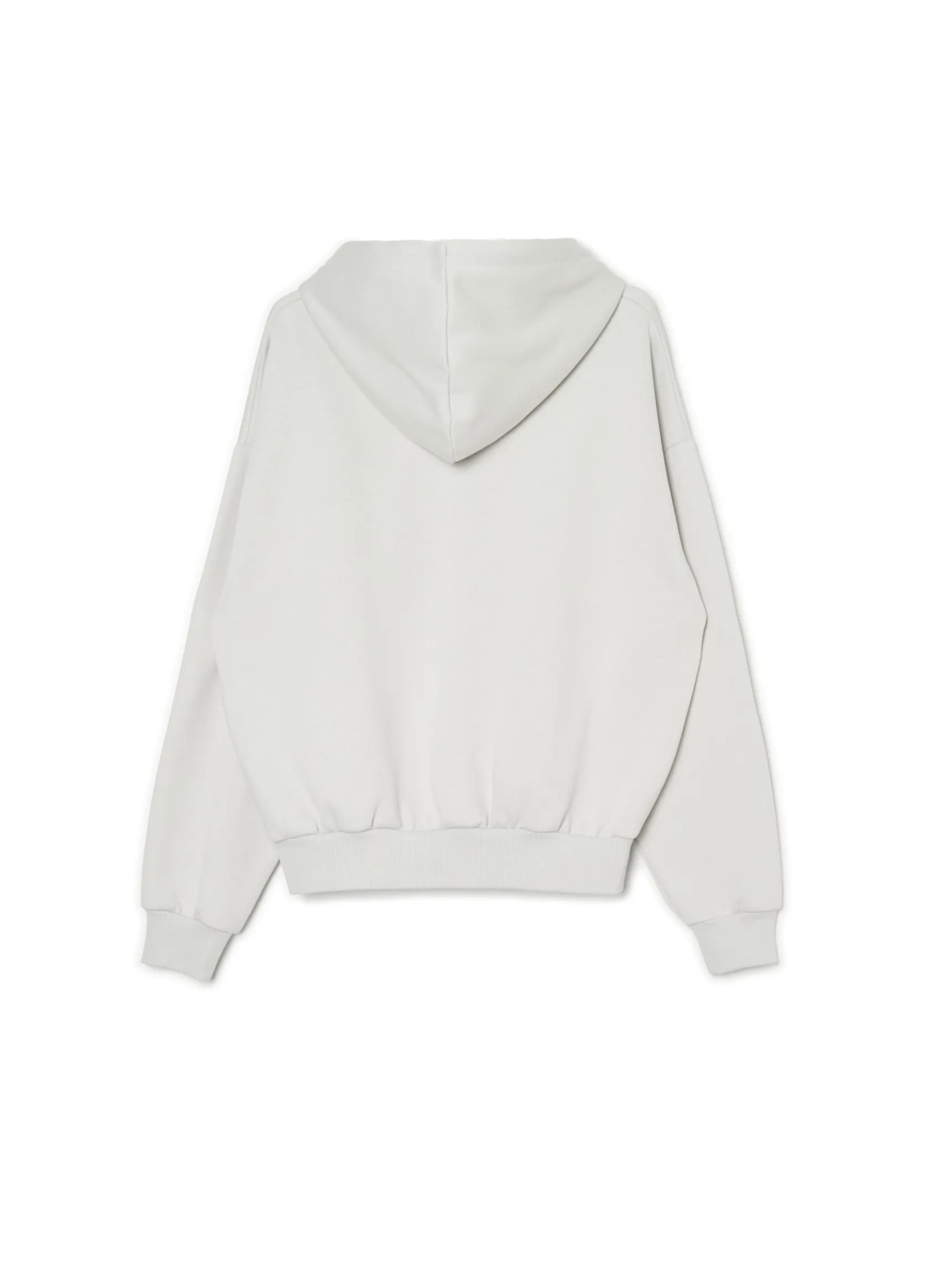 New Cropp Szara bluza z kapturem UNISEX jasnyszary