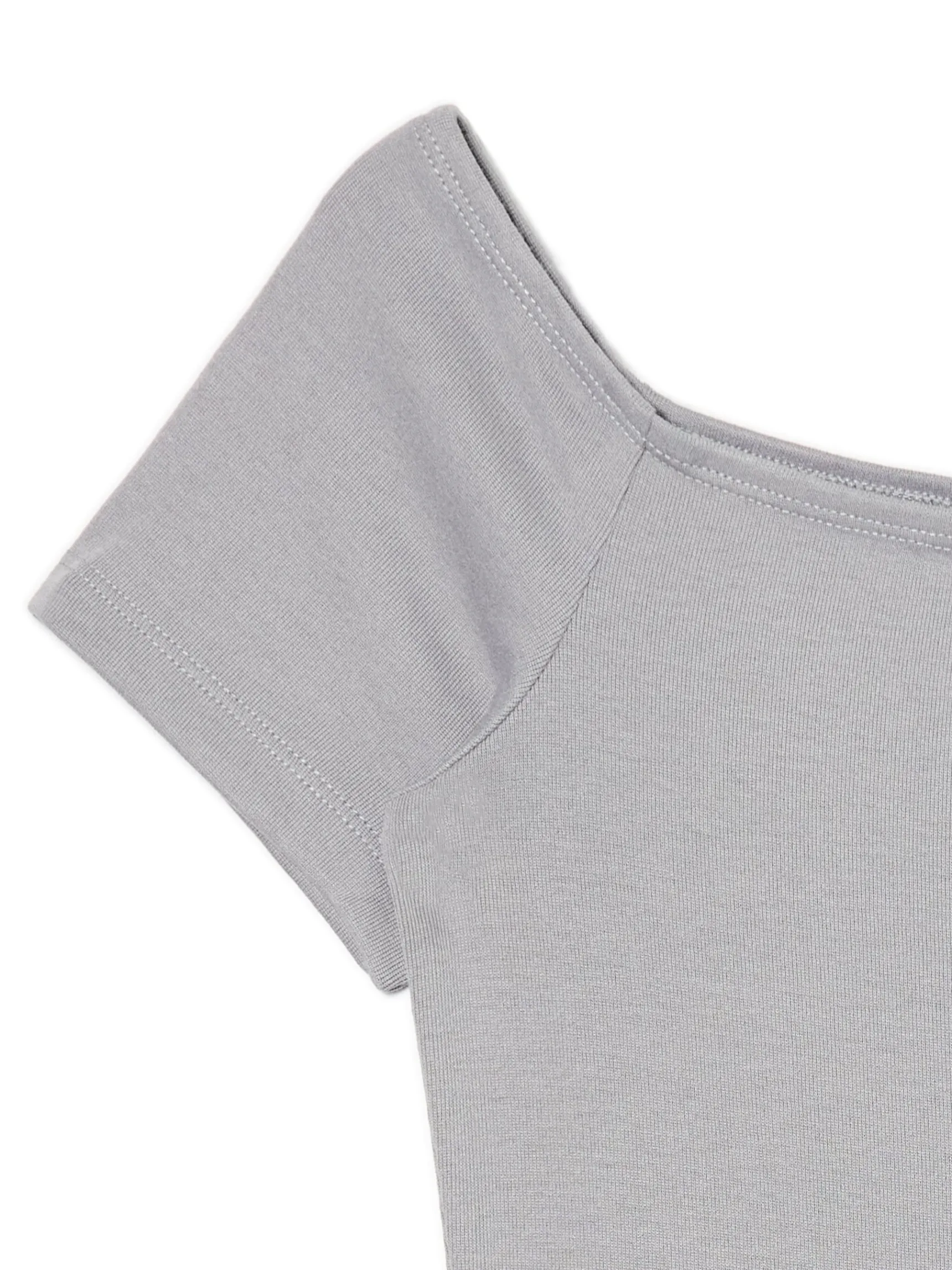 Fashion Cropp Szara bluzka z dodatkiem wiskozy jasnyszary