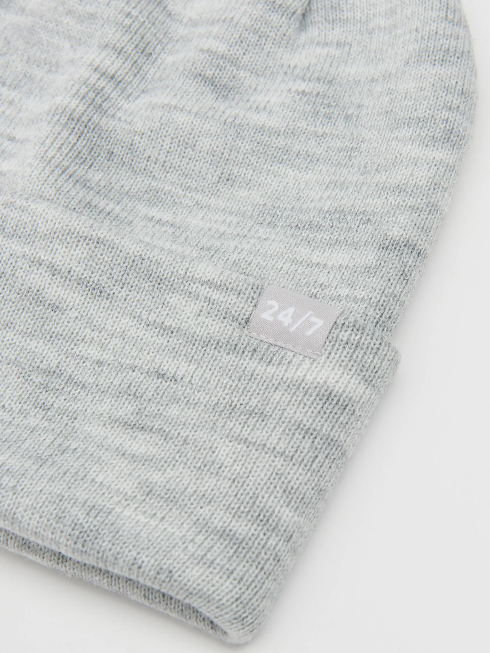 New Cropp Szara czapka beanie jasnyszary