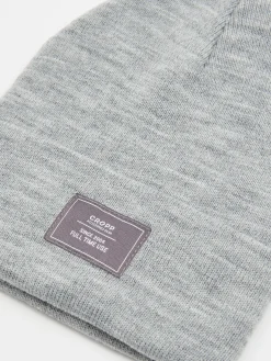Clearance Cropp Szara czapka beanie szary
