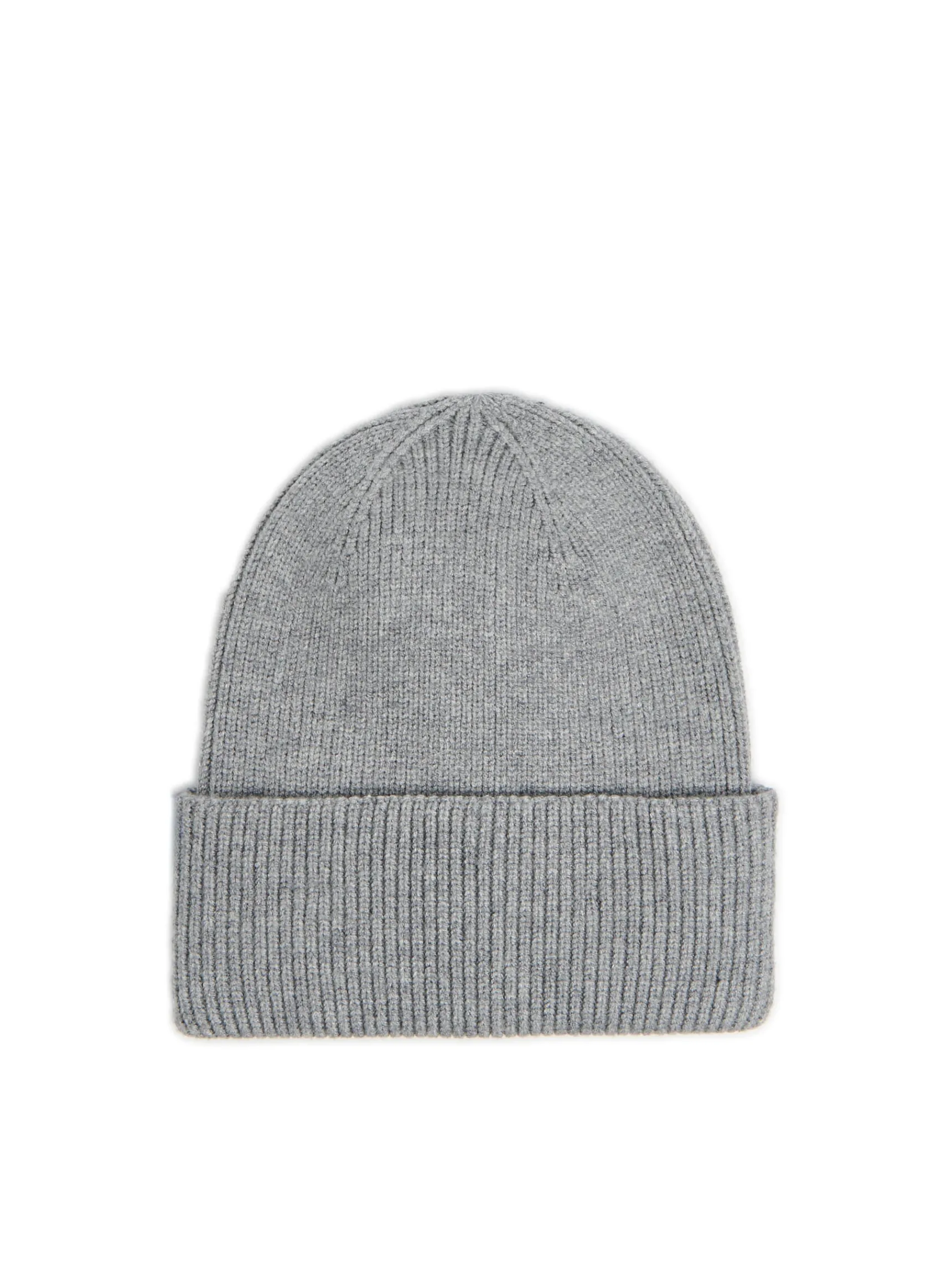 Online Cropp Szara czapka beanie z dodatkiem wiskozy jasnyszary