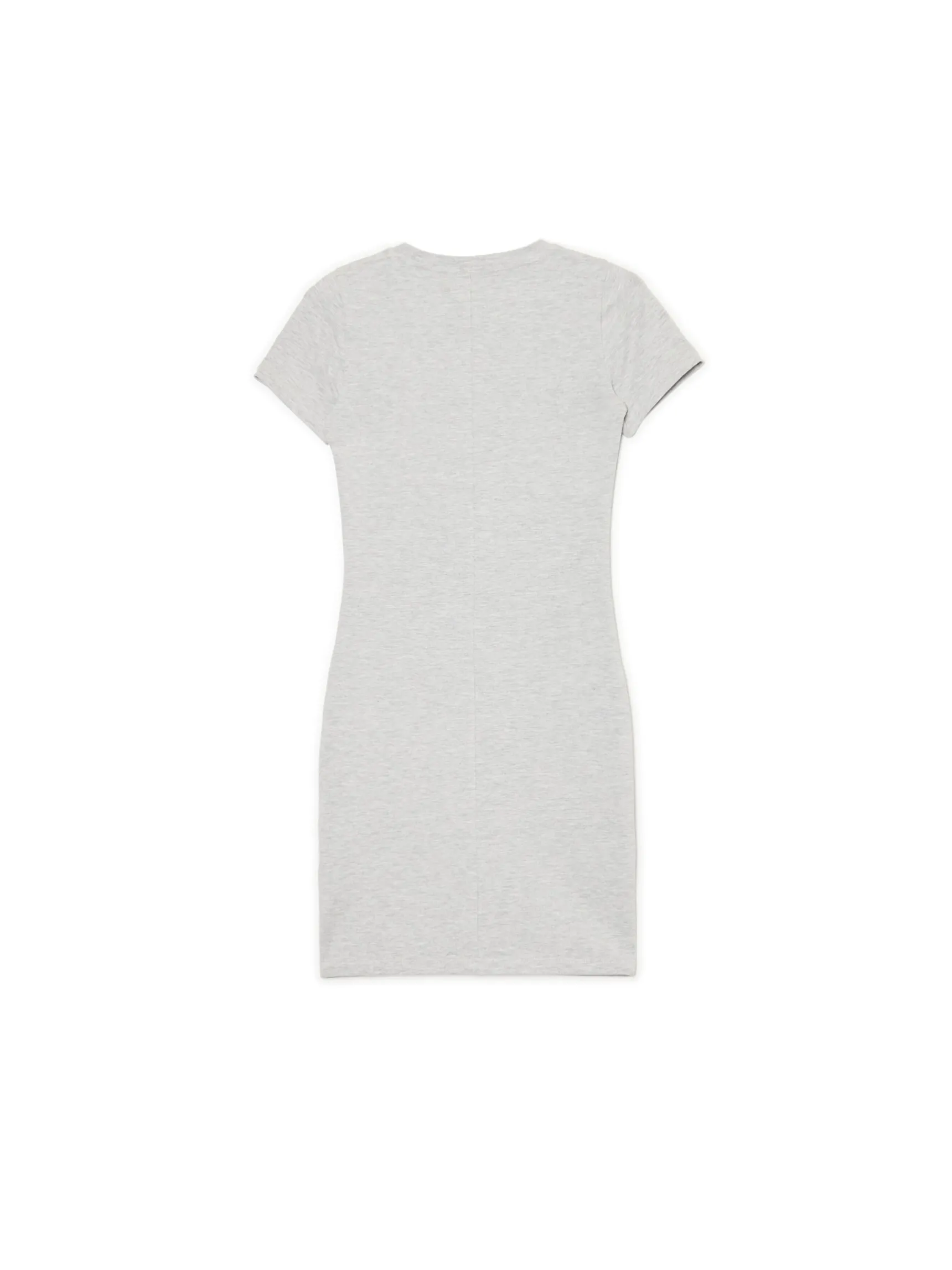 Discount Cropp Szara dopasowana sukienka mini jasnyszary