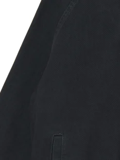 Outlet Cropp Szara jeansowa kurtka z kapturem szary