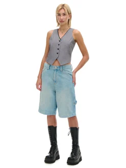 Hot Cropp Szara kamizelka szary