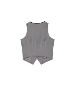 Hot Cropp Szara kamizelka szary
