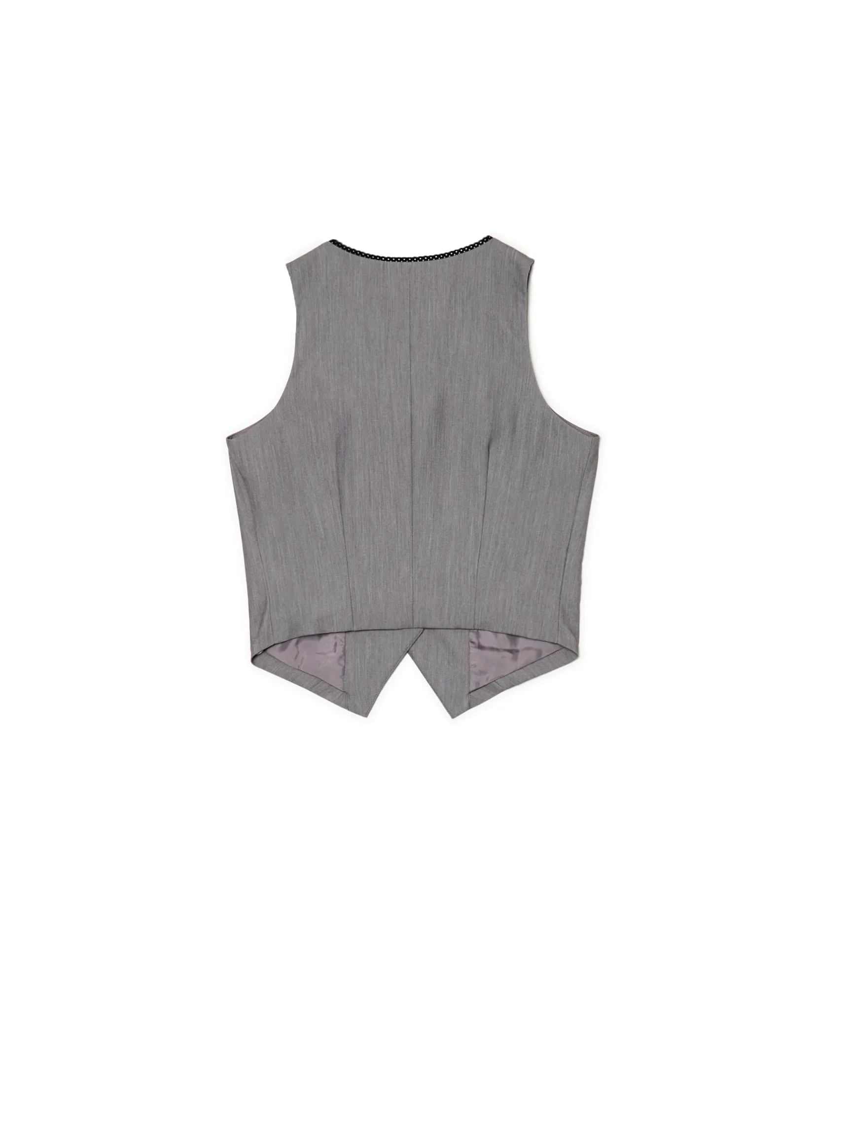 Hot Cropp Szara kamizelka szary