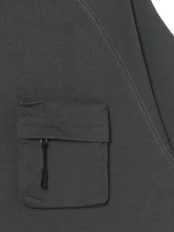 Sale Cropp Szara koszulka z kieszenią szary