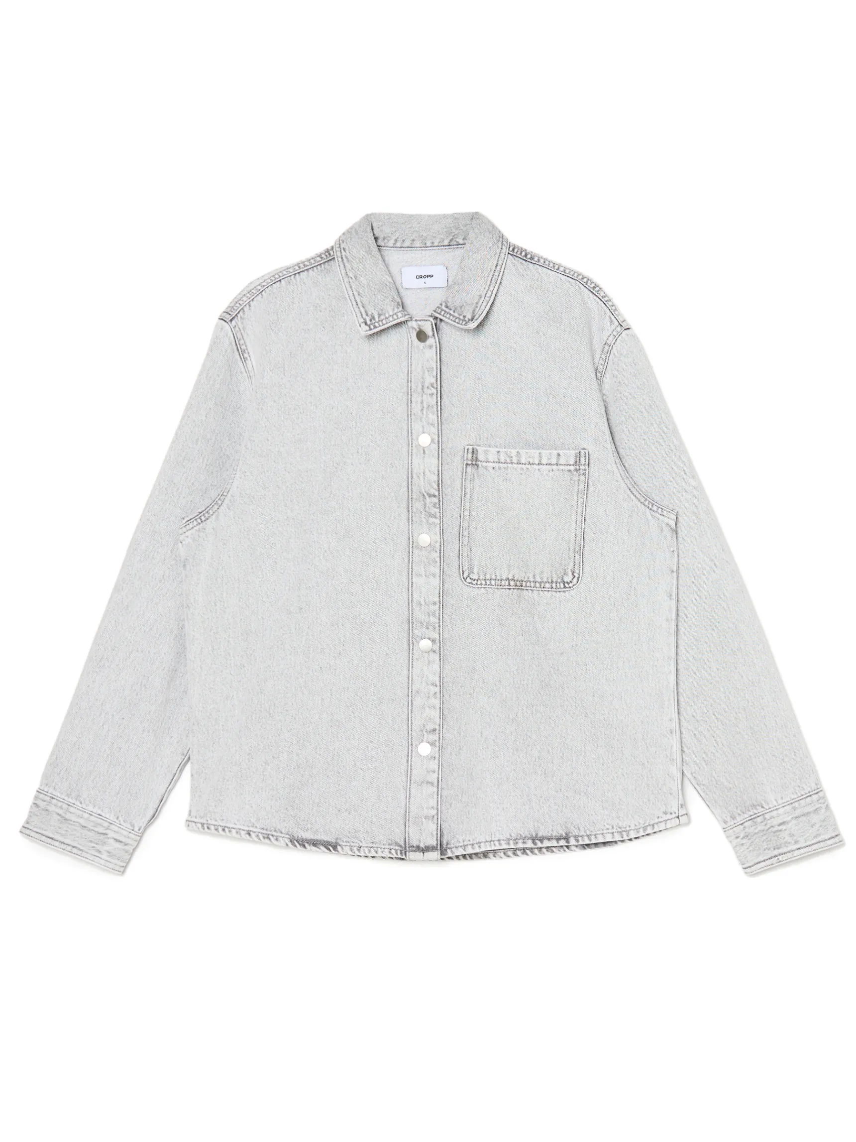 Best Cropp Szara kurtka jeansowa wielobarwny