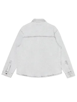 Best Cropp Szara kurtka jeansowa wielobarwny