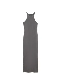 Best Cropp Szara plisowana sukienka szary