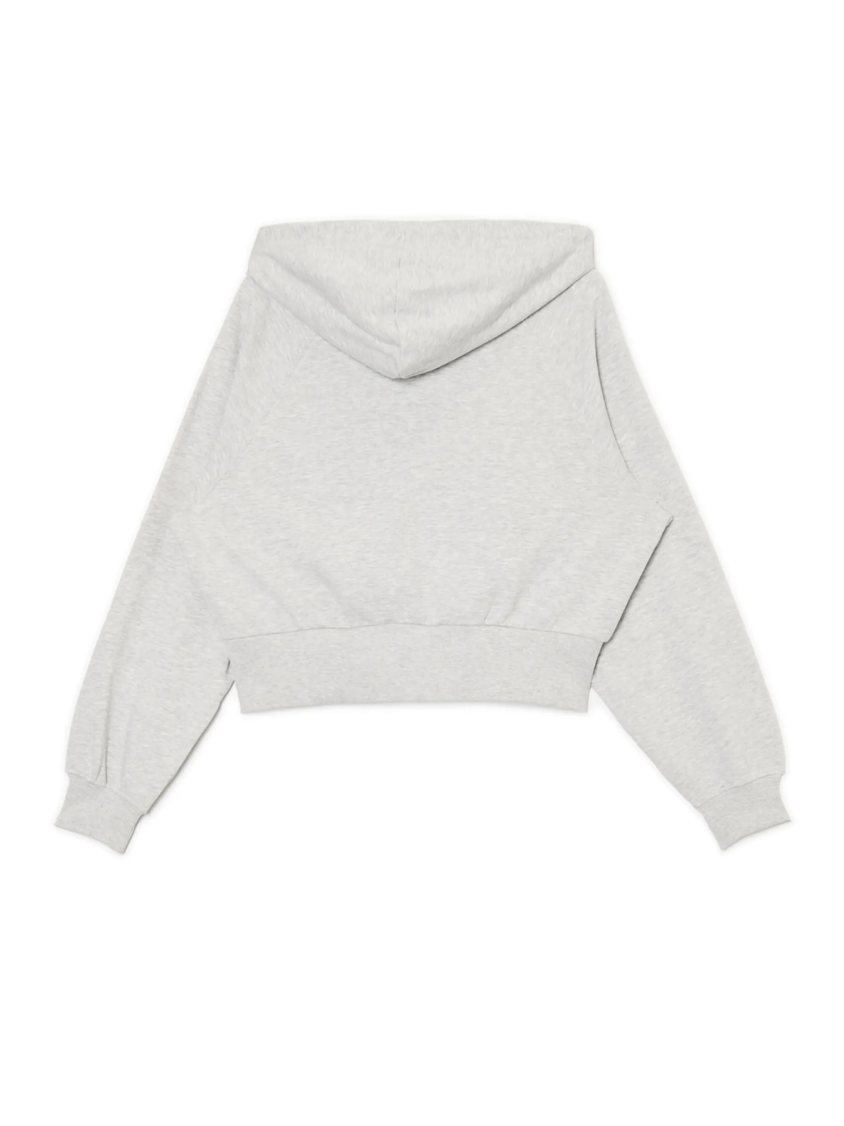 Clearance Cropp Szara rozpinana bluza z kapturem jasnyszary