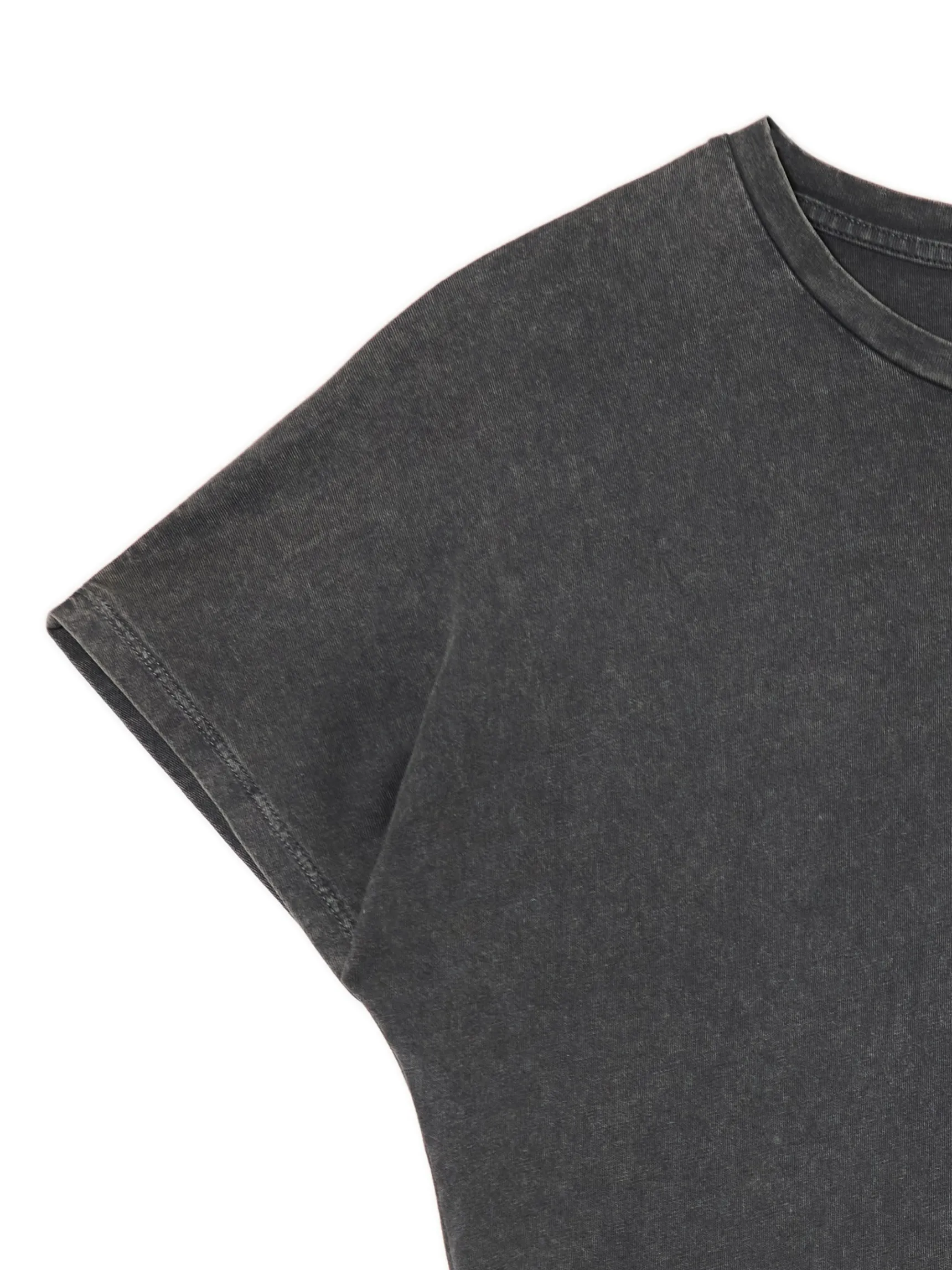 Discount Cropp Szara sukienka mini z marszczeniami szary