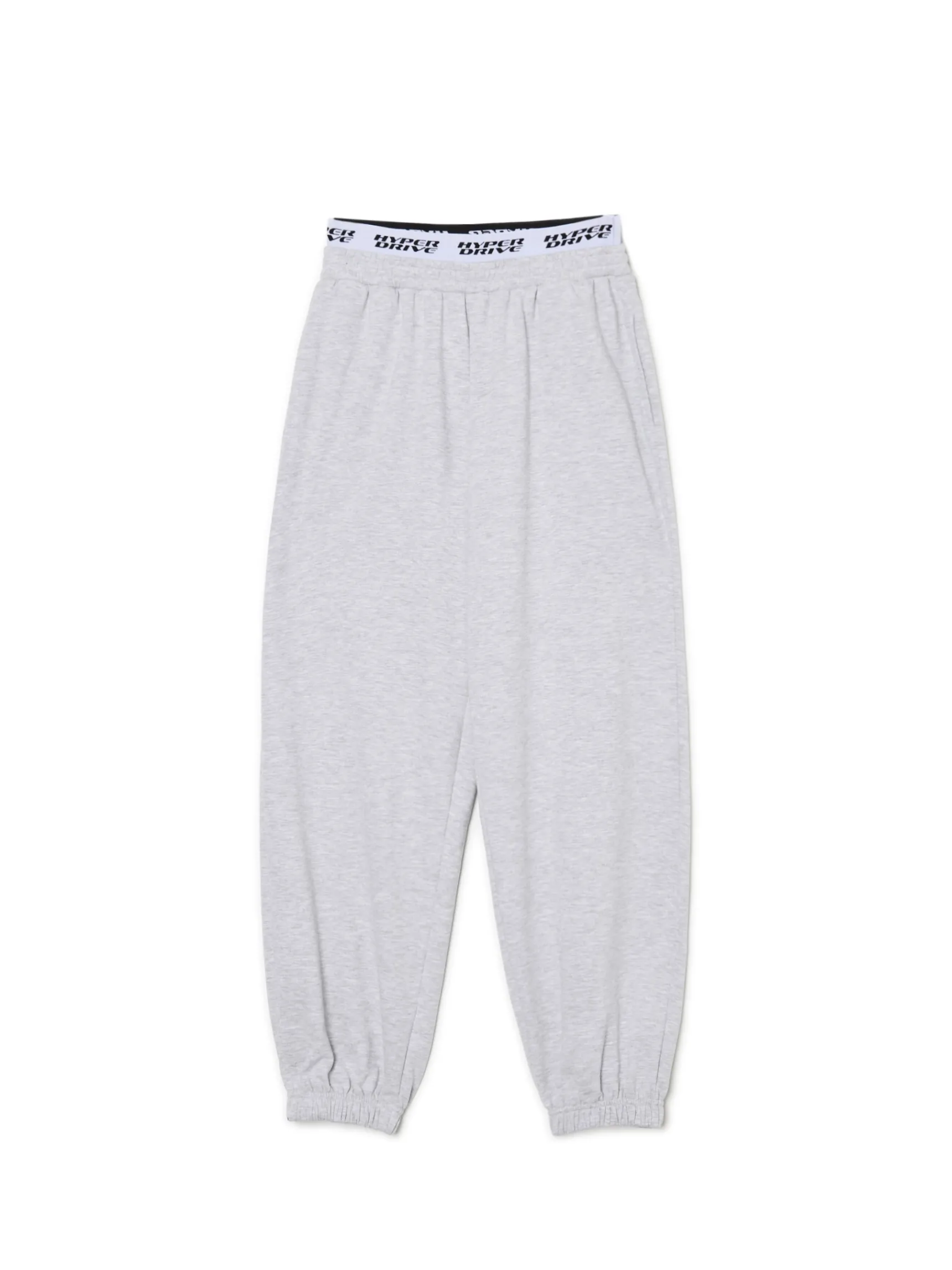 Hot Cropp Szare dresowe joggery jasnyszary