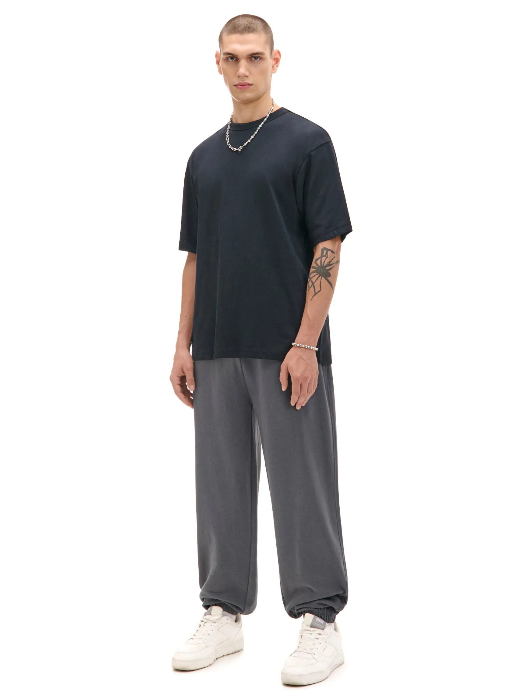 Clearance Cropp Szare dresowe joggery comfort szary