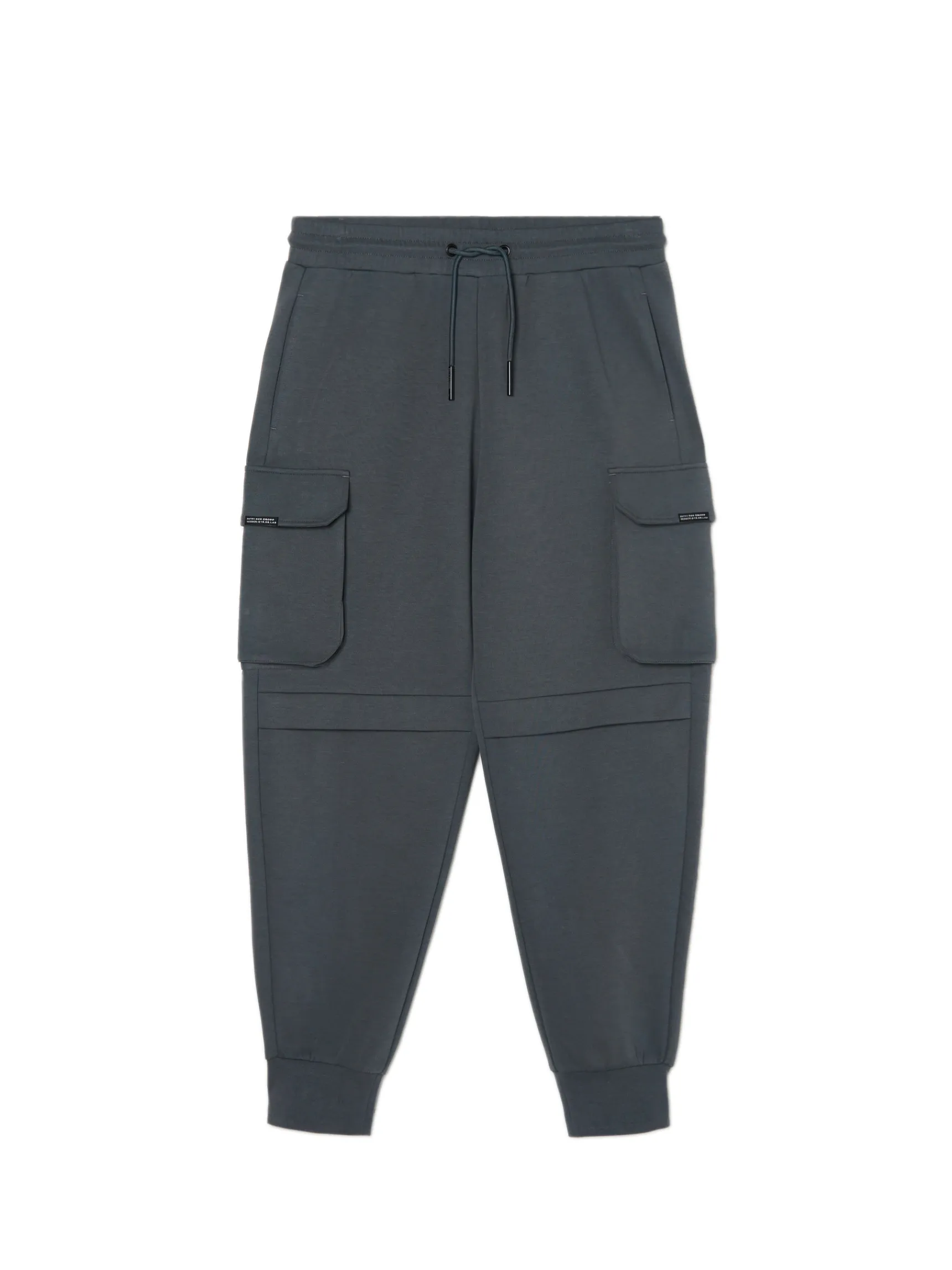 Online Cropp Szare dresowe joggery z kieszeniami szary