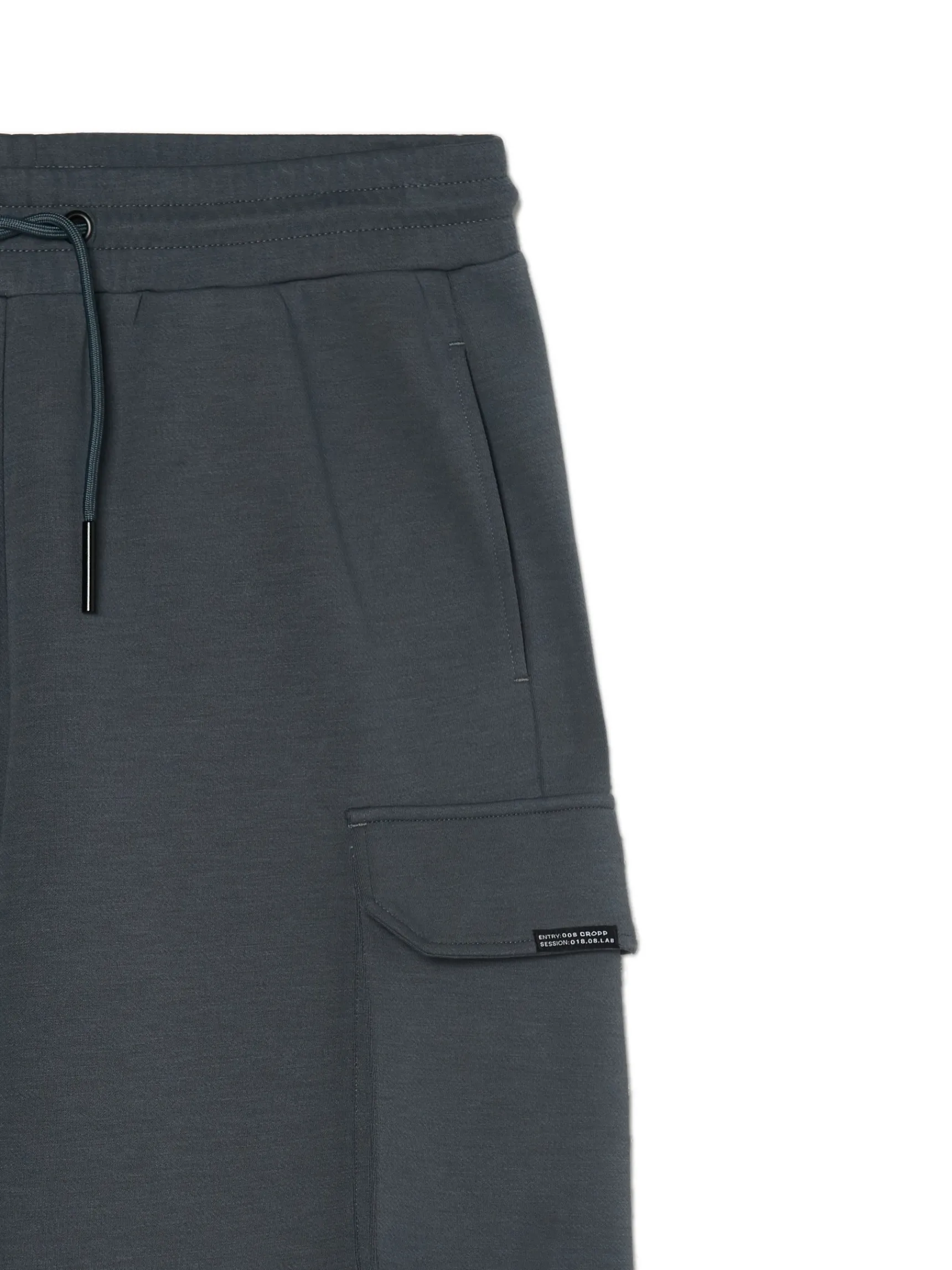 Online Cropp Szare dresowe joggery z kieszeniami szary