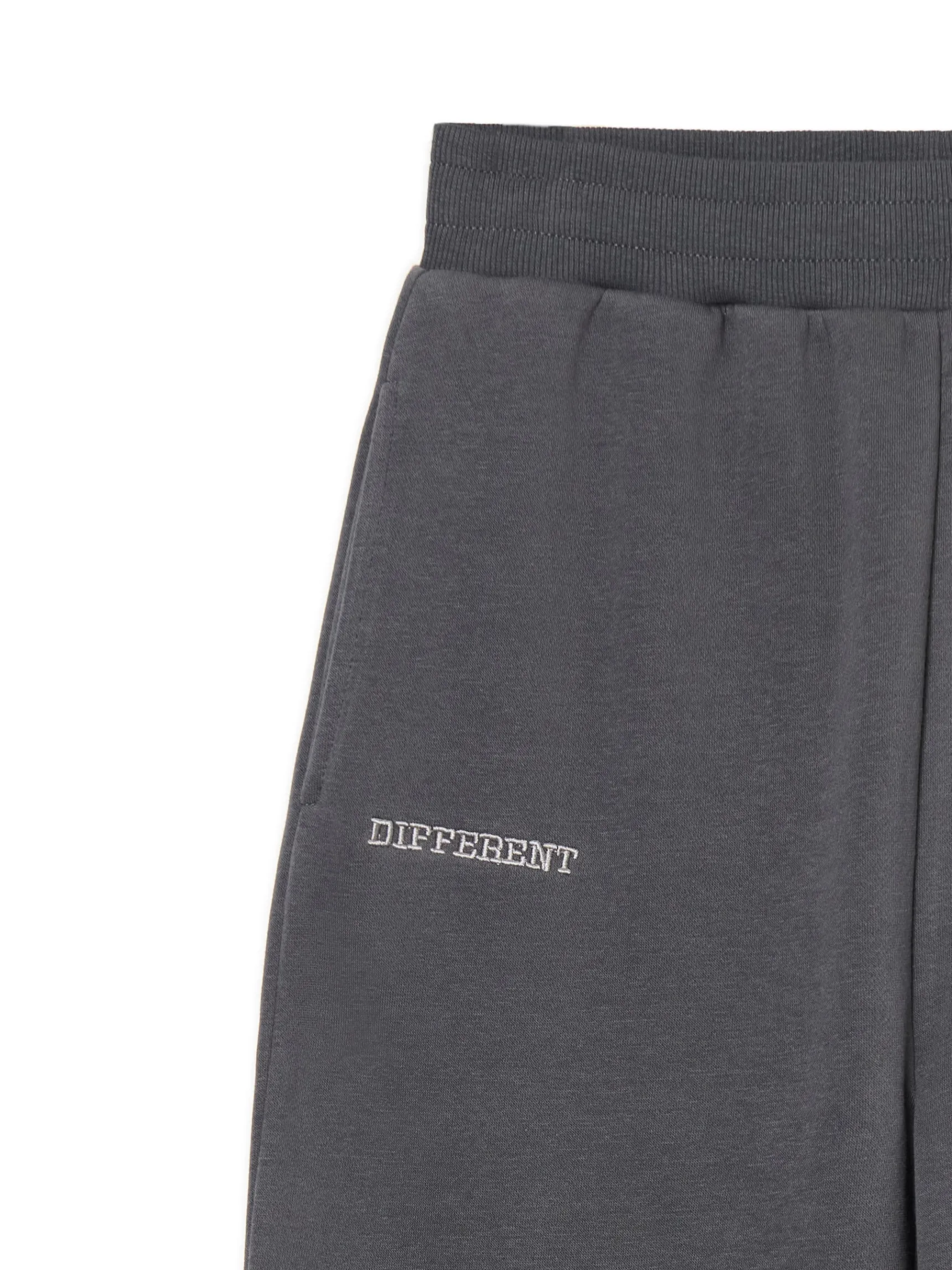 Hot Cropp Szare dresowe joggery z nadrukiem szary