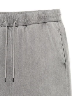 Hot Cropp Szare jeansowe joggery jasnyszary