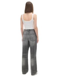 Hot Cropp Szare jeansy baggy szary