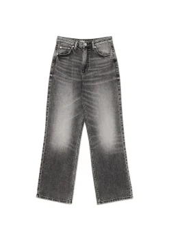 Hot Cropp Szare jeansy baggy szary