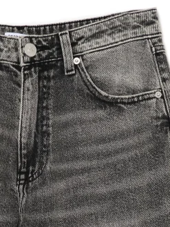 Hot Cropp Szare jeansy baggy szary