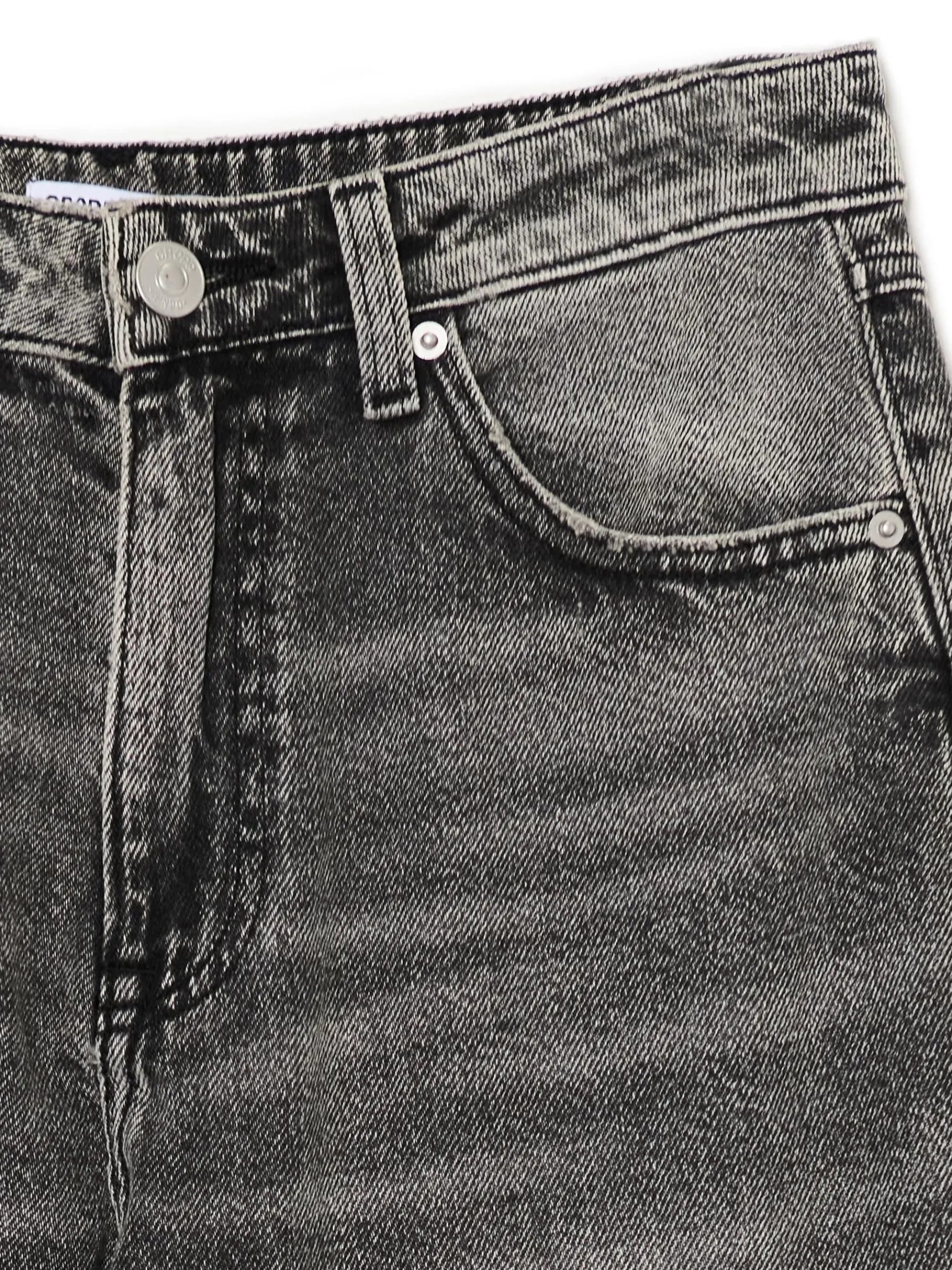 Hot Cropp Szare jeansy baggy szary