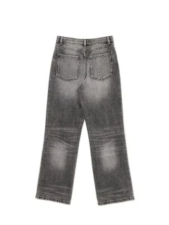 Hot Cropp Szare jeansy baggy szary