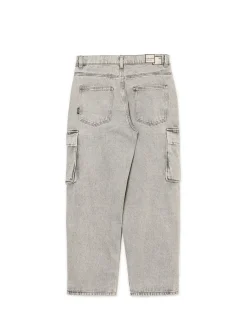 Online Cropp Szare jeansy baggy jasnyszary