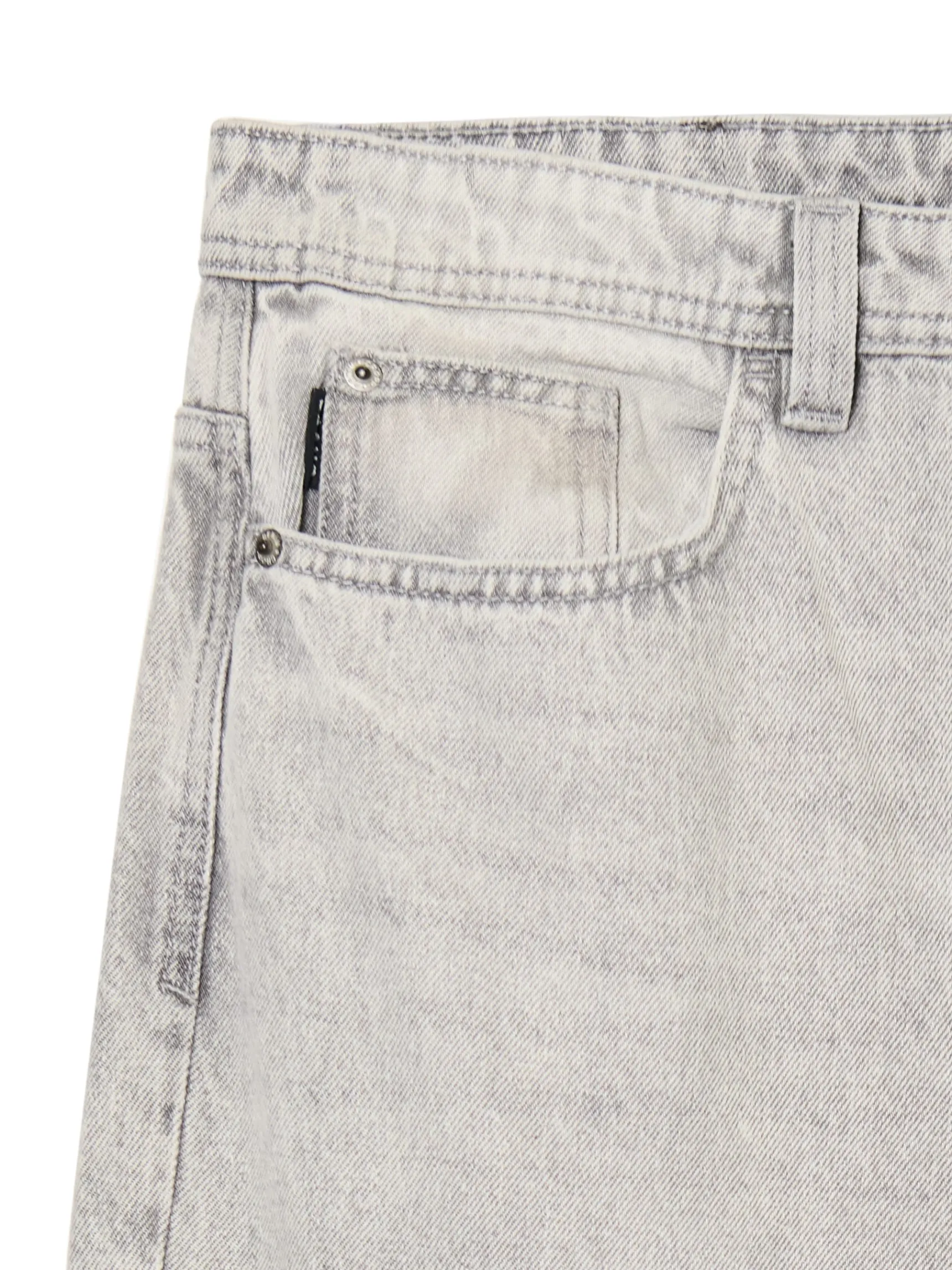 Fashion Cropp Szare jeansy loose jasnyszary
