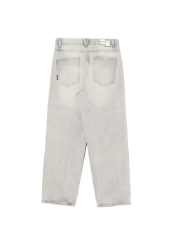 Fashion Cropp Szare jeansy loose jasnyszary