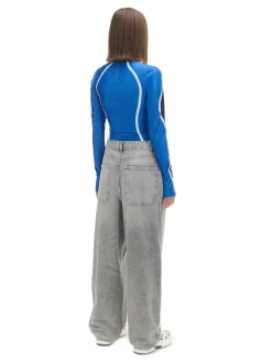 Discount Cropp Szare jeansy skater jasnyszary