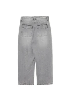 Outlet Cropp Szare jeansy skater jasnyszary