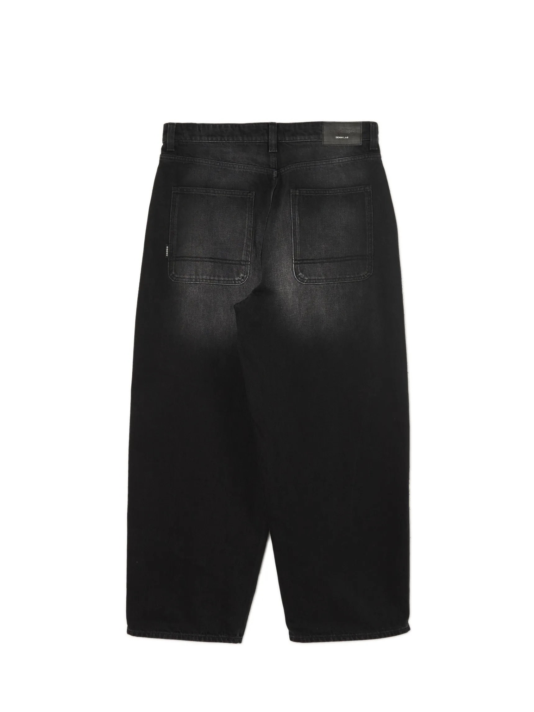 Best Cropp Szare jeansy skater z efektem sprania szary