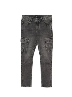 Fashion Cropp Szare jeansy skinny szary